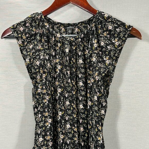J Crew Mercantile Dress Womens Small Midi Superbloom Floral Flounce Romantic - Picture 2 of 10